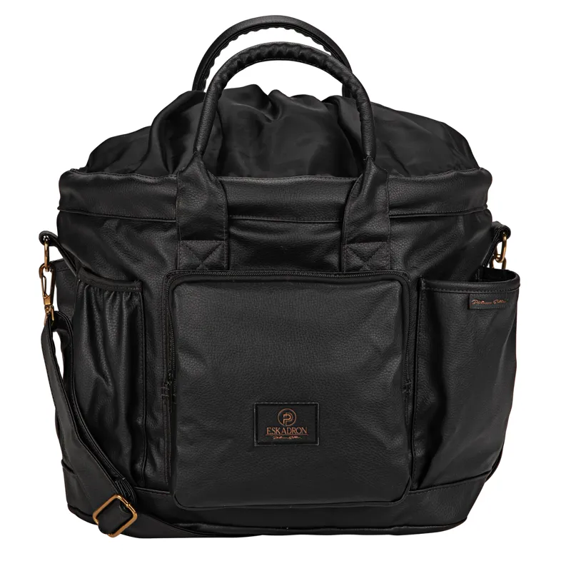 Eskadron Faux Leather Accessories Bag Platinum SS23 - Black